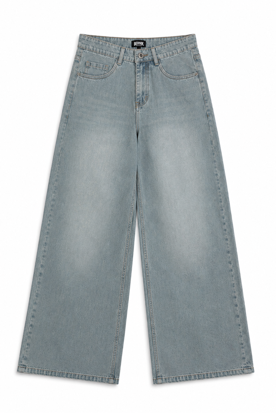 CLOUD FADE WIDE LEG DENIM JEANS