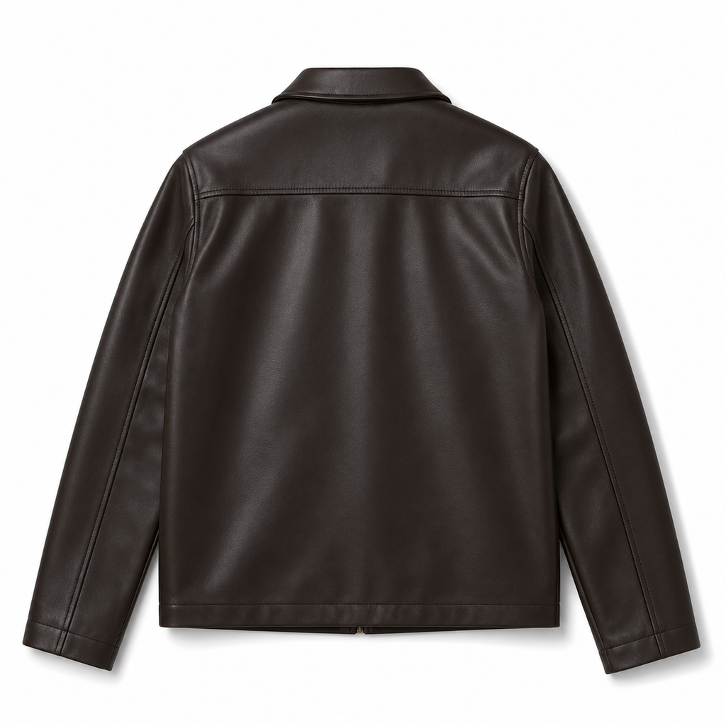 BROWN LEATHER JACKET BZK-3