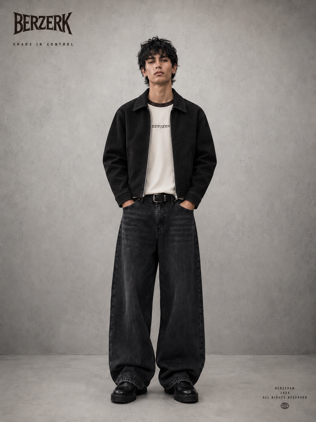 BLACK SUEDE LEATHER JAKCET [BZK-LIMITED EDITION]