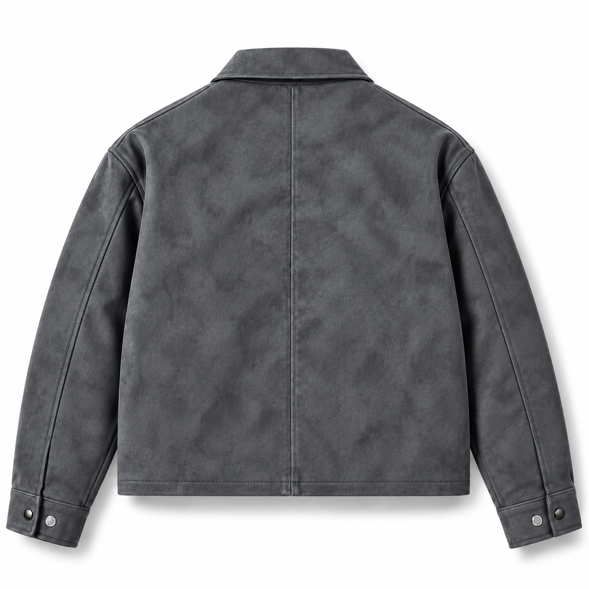 GREY SUEDE LEATHER JAKCET [BZK-LIMITED EDITION]