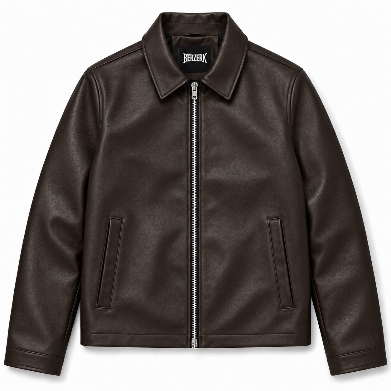 BROWN LEATHER JACKET BZK-3