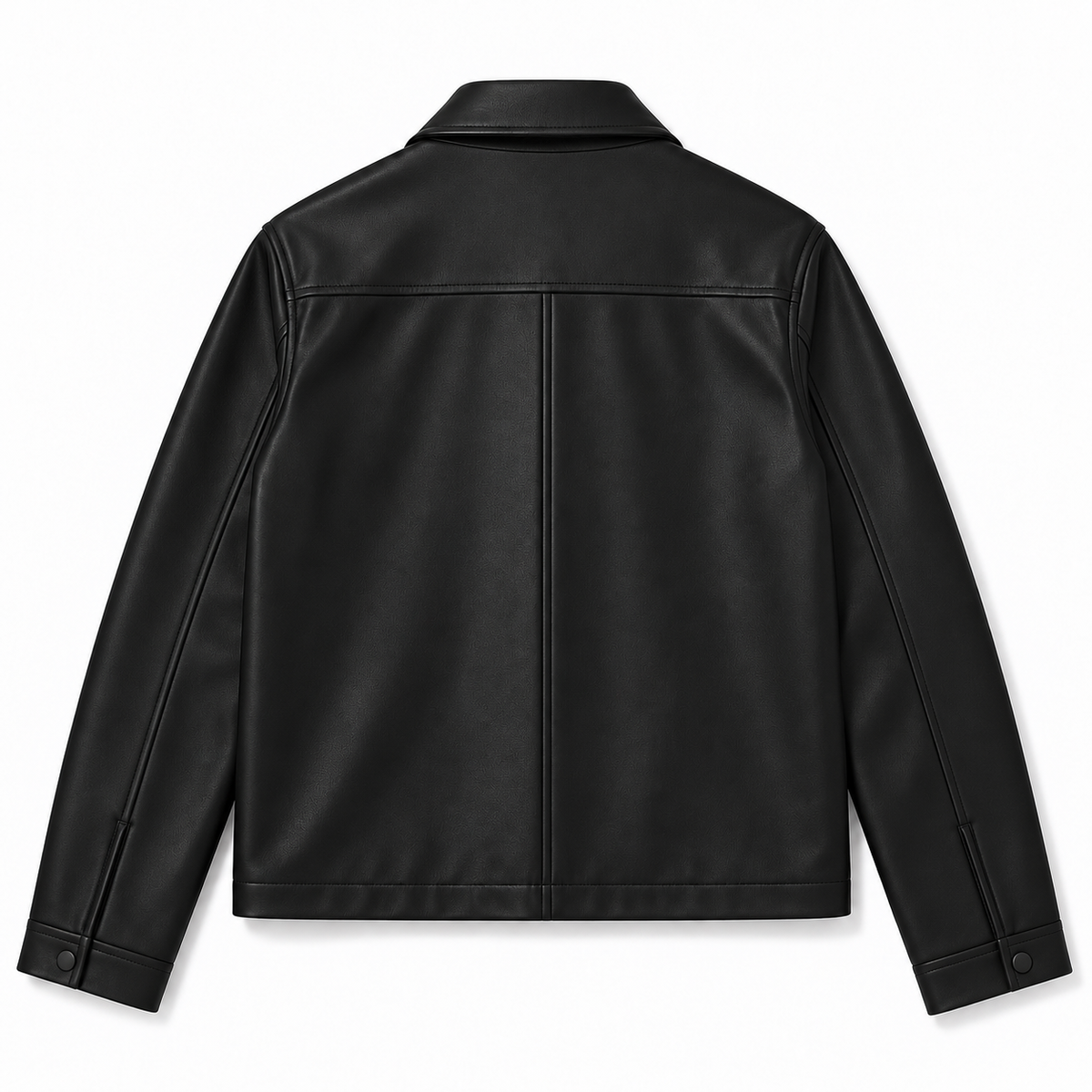 BLACK LEATHER JACKET BZK-4