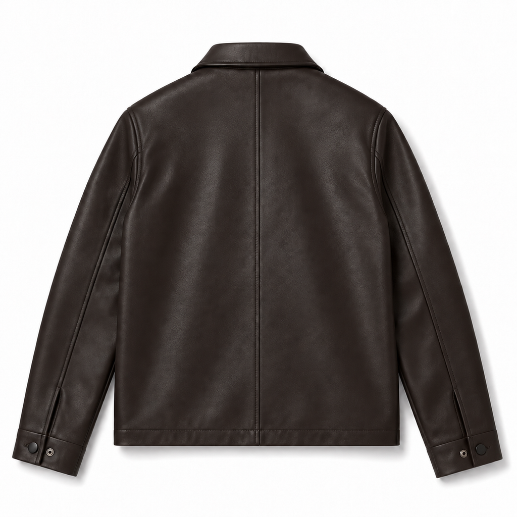 BROWN LEATHER JACKET BZK-3