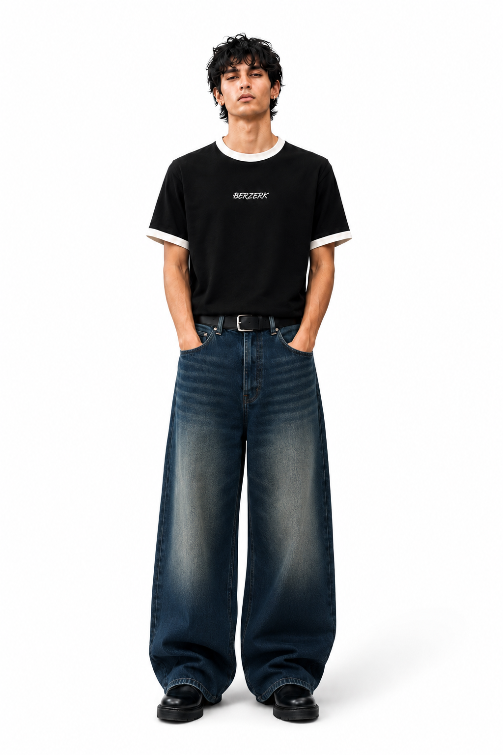 RETRO FADE BLUE WIDE LEG JEANS (LIMITED EDITION)