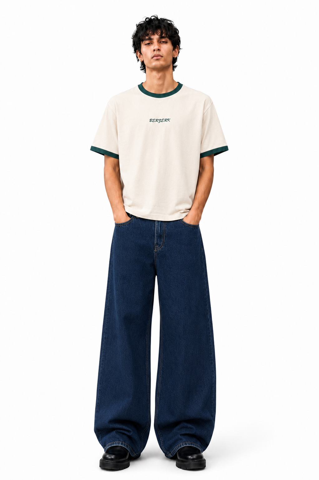 BLUE VOID WIDE LEG DENIM JEANS