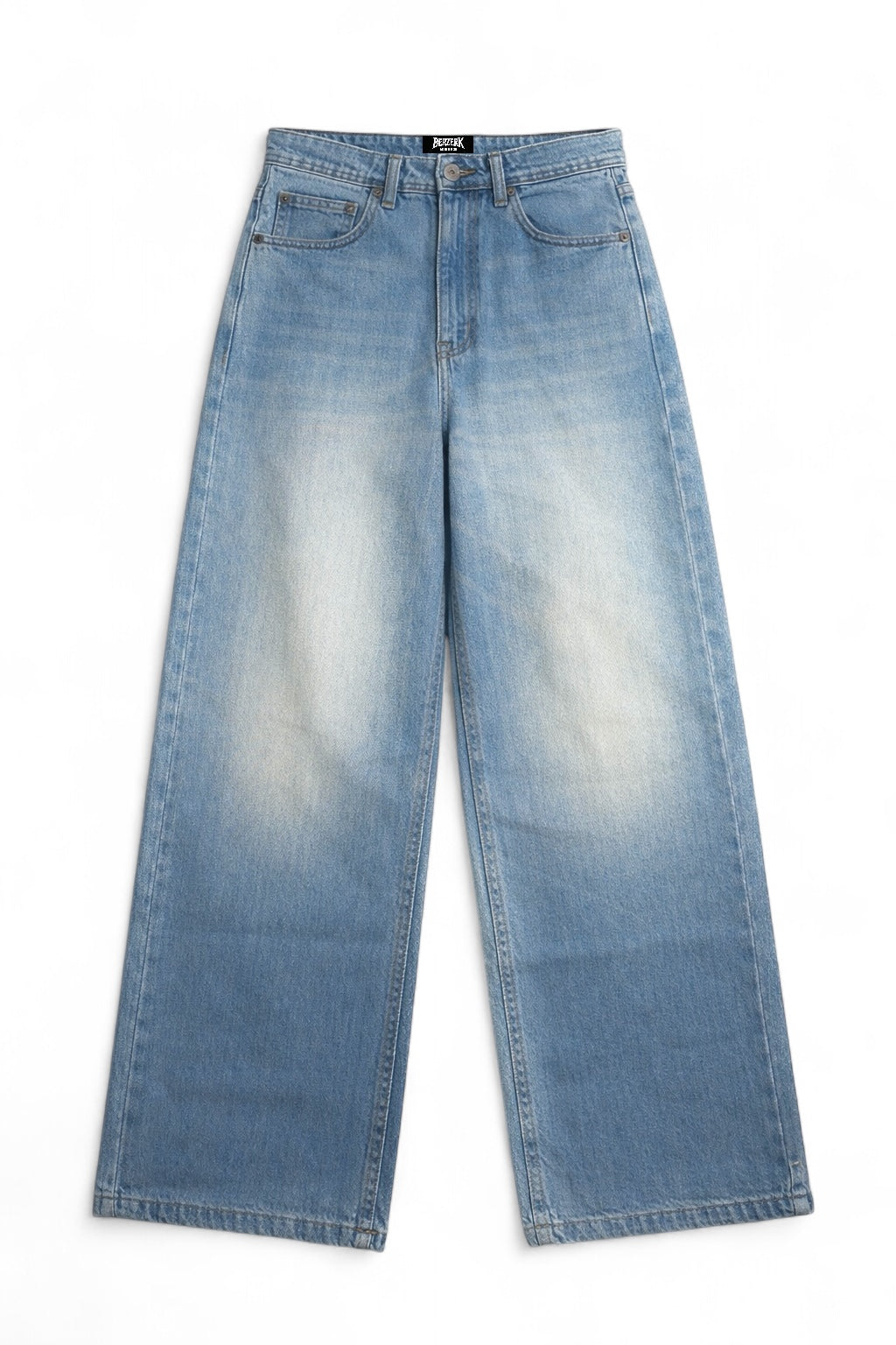 BLUE DENIM BAGGY JEANS