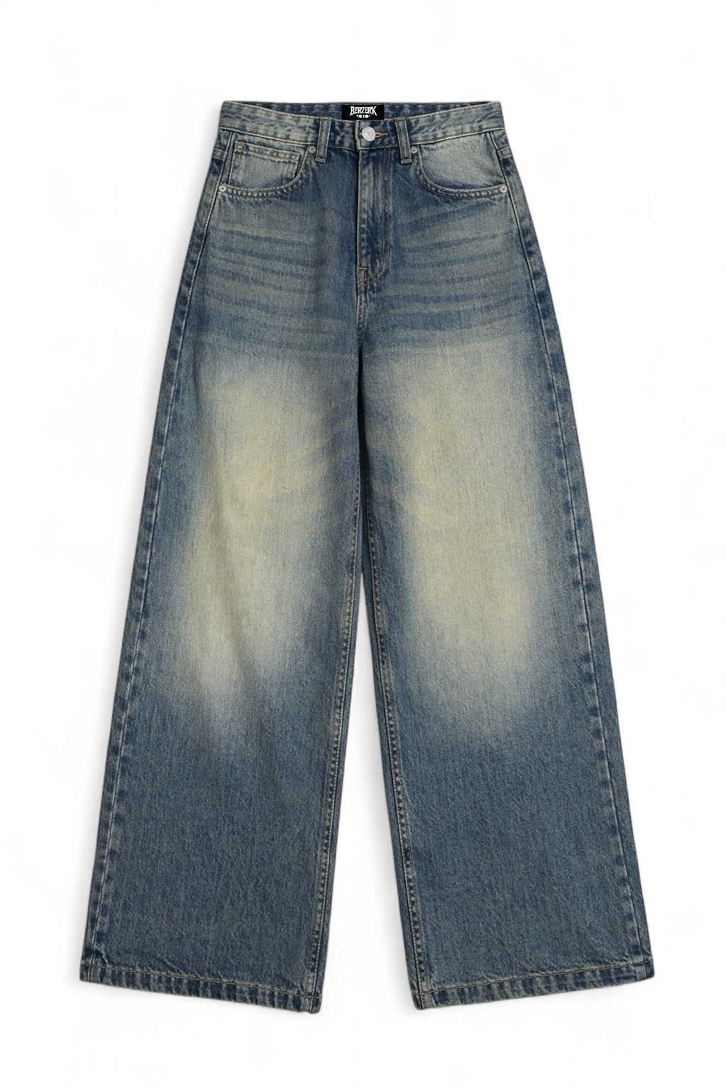 RETRO FADE BLUE BAGGY JEANS (LIMITED EDITION)
