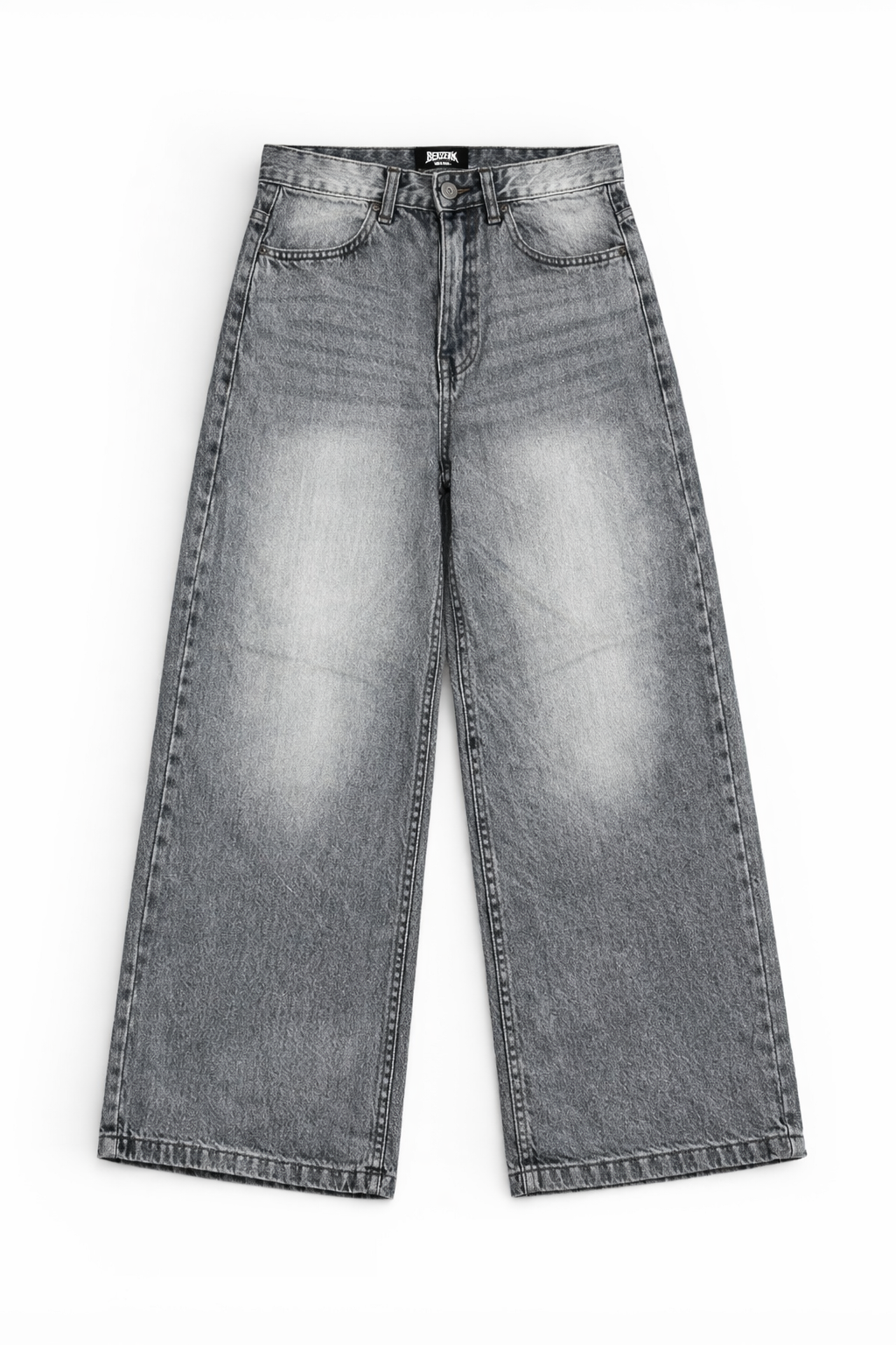 ASH WASHED WIDE LEG DENIM