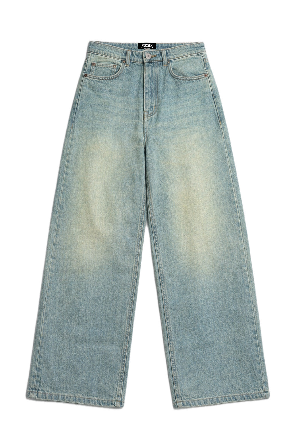 LIGHT WASH BAGGY DENIM JEANS