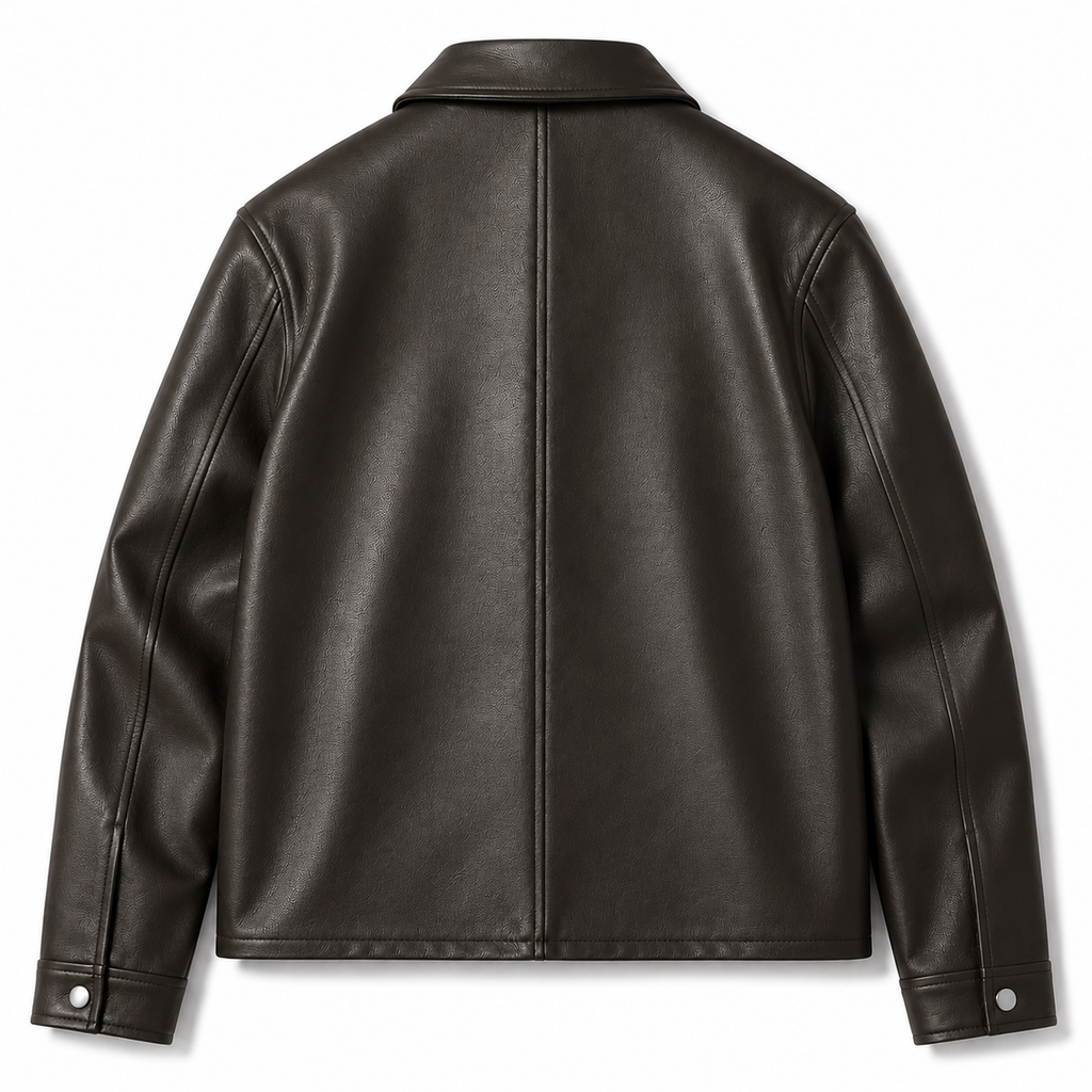 BROWN LEATHER JACKET[BZK-SPECIAL EDITION]