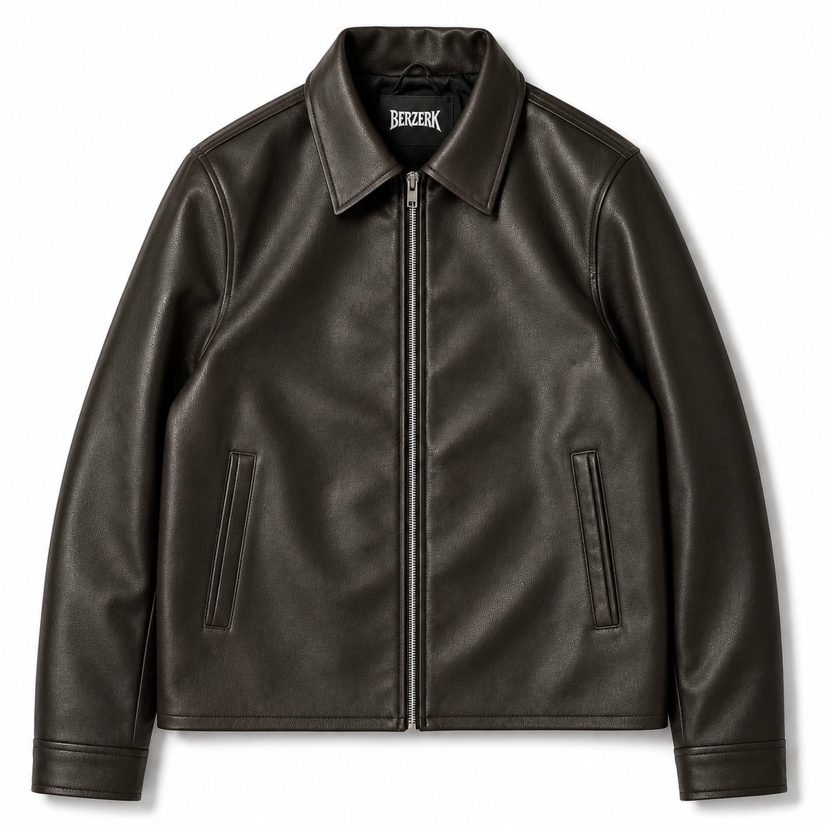 BROWN LEATHER JACKET[BZK-SPECIAL EDITION]