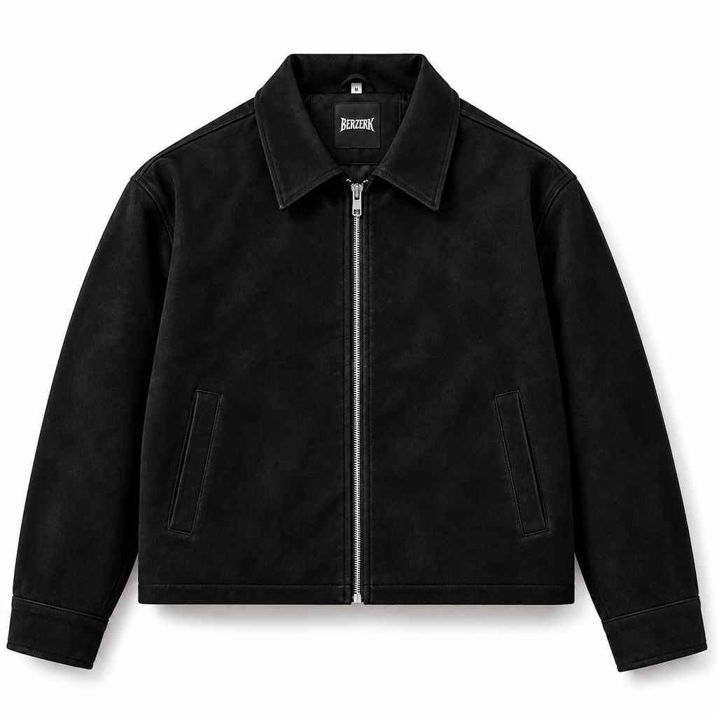 BLACK SUEDE LEATHER JAKCET [BZK-LIMITED EDITION]
