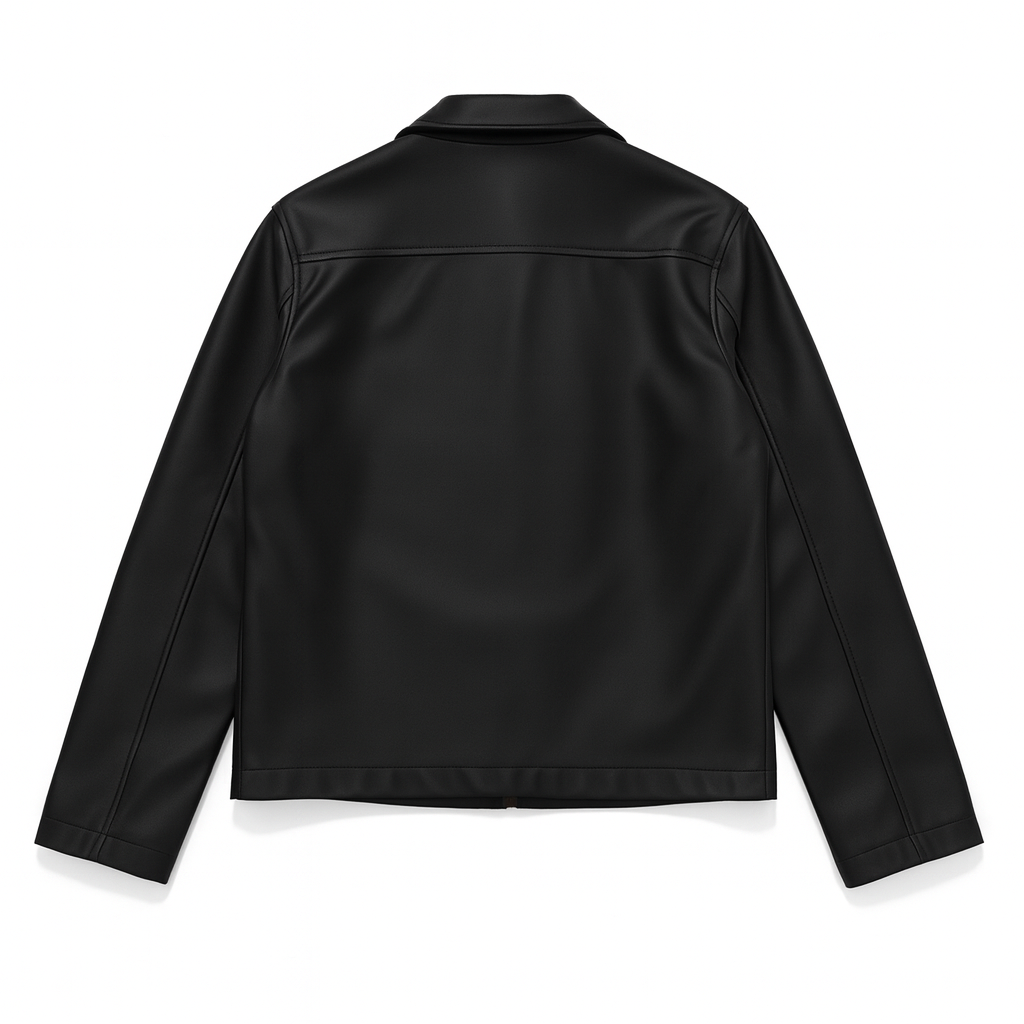 BLACK LEATHER JACKET BZK-4