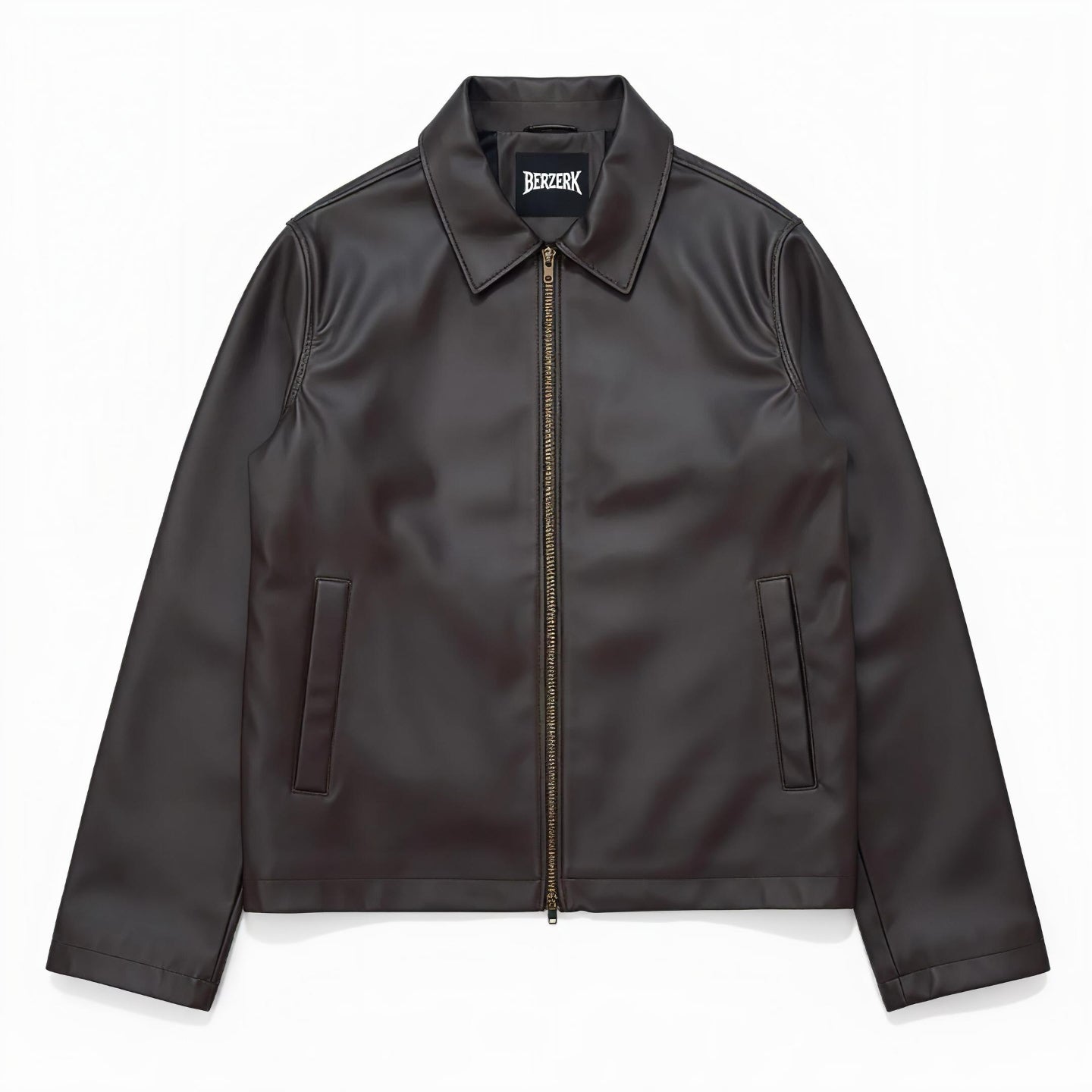 BROWN LEATHER JACKET BZK-3